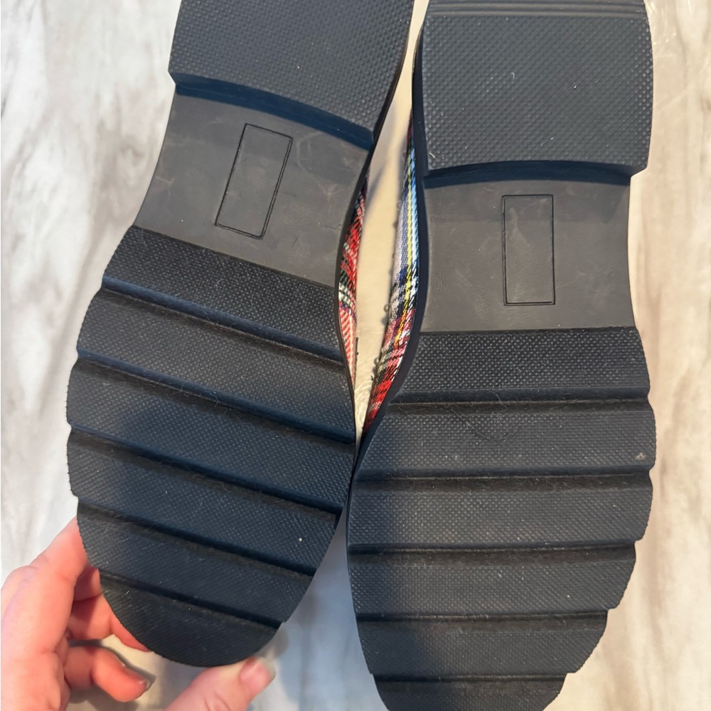 Betsey Johnson plaid loafers - Picture 4 of 5